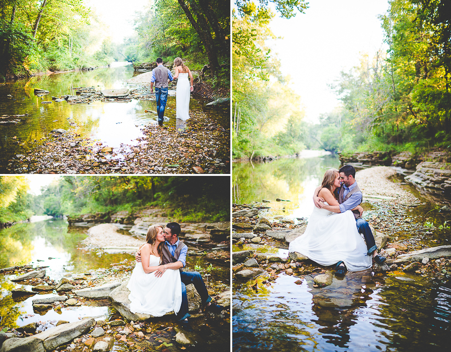NWA Wedding Photographer in Fayetteville - AR Wedding Photographer - Molly and Chris-42 Southern Wedding Photographer in Arkansas, Wedding by a Creek