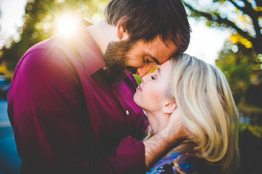 Fall Engagement Photographs in Fayetteville AR - Hattie and Rob - lissachandler.com -5 AR Engagememt Session at Block Street Records