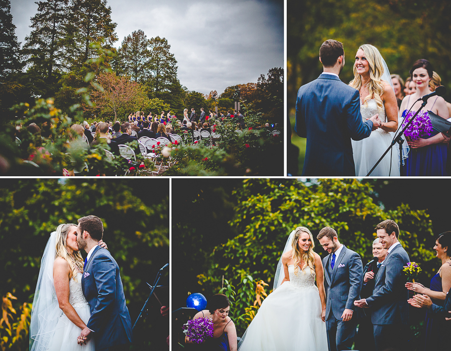 Rose Garden Wedding at Missouri Botanical Garden