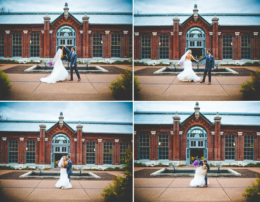Rose Garden Wedding at Missouri Botanical Garden