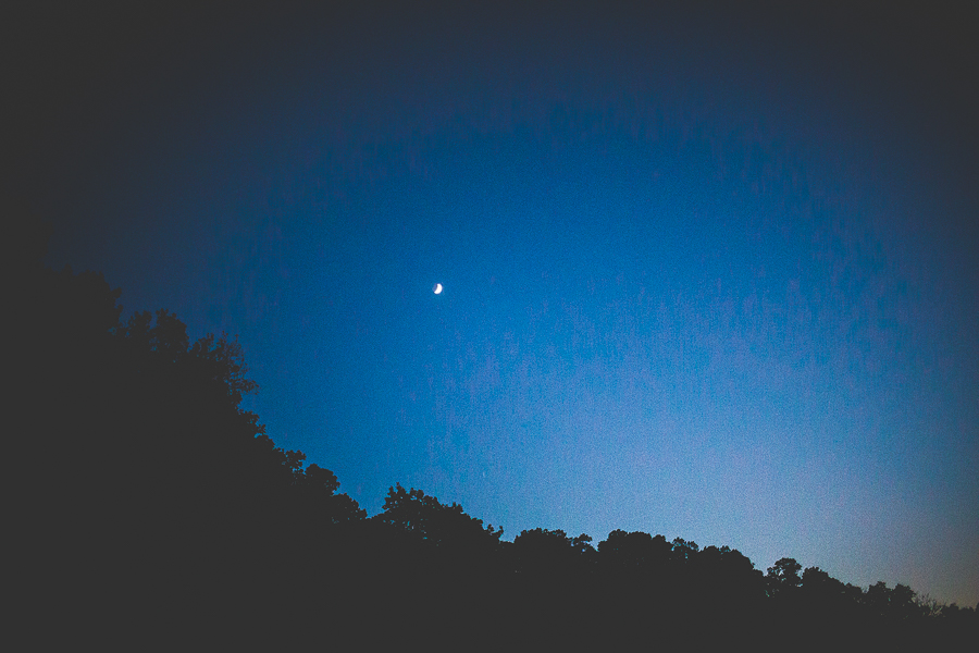 Moonrise on Wedding Day, Arkansas Wedding Photographer