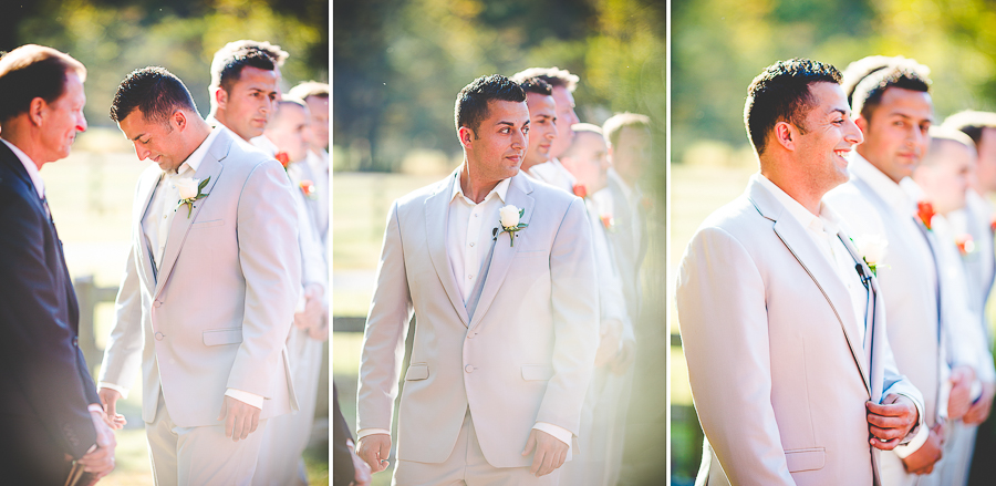 Groom First Look, Arkansas Wedding Photographer