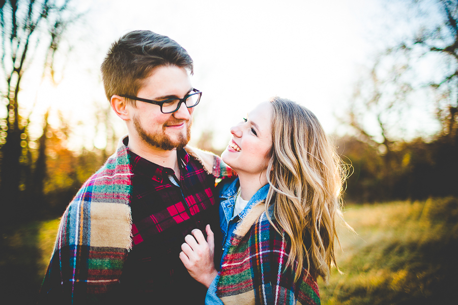 Engagement Photographs in Winter, AR Photographer Lissa Chandler