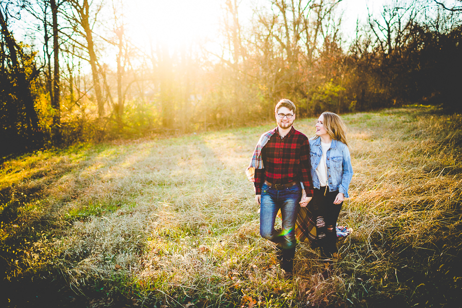 Engagement Photographs in Winter, AR Photographer Lissa Chandler
