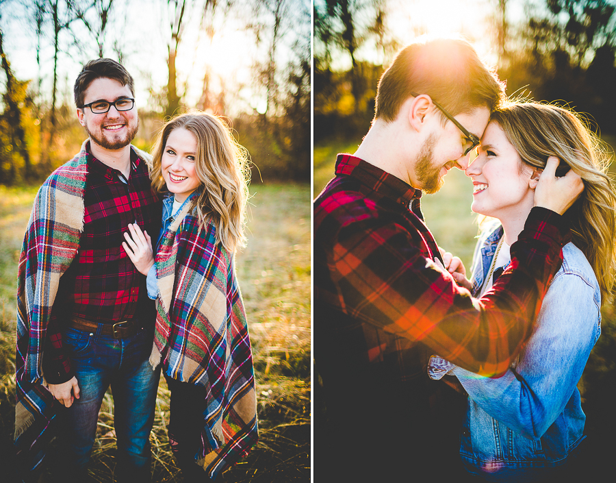 Engagement Photographs in Winter, AR Photographer Lissa Chandler