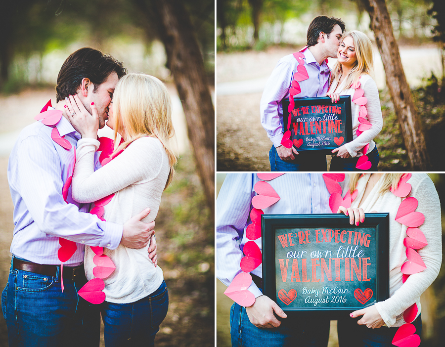 Family Photographer in Fayetteville Arkansas, Valentine Pregnancy Reveal