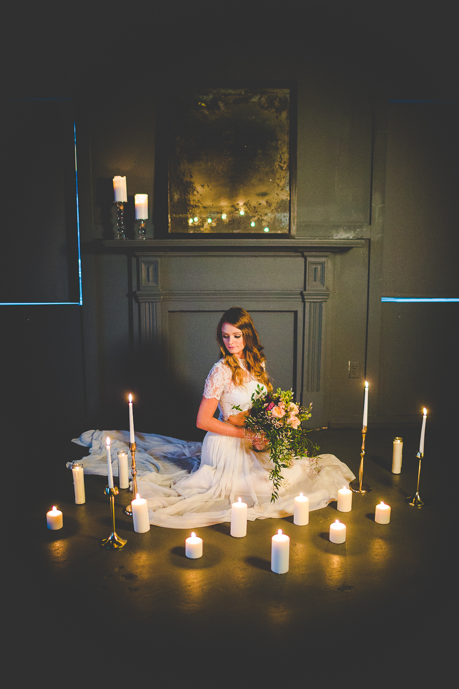 NWA Wedding Photographer in Fayetteville, Indoor Styled Bridal Session, Lissa Chandler