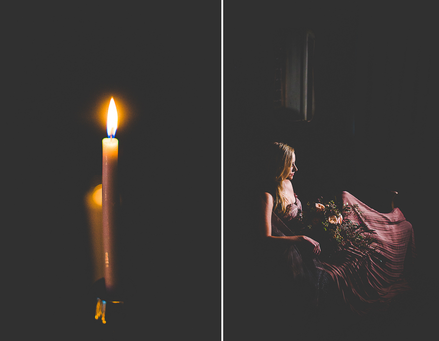 Candlelit Bridal Session, Bentonville AR Wedding Photographer