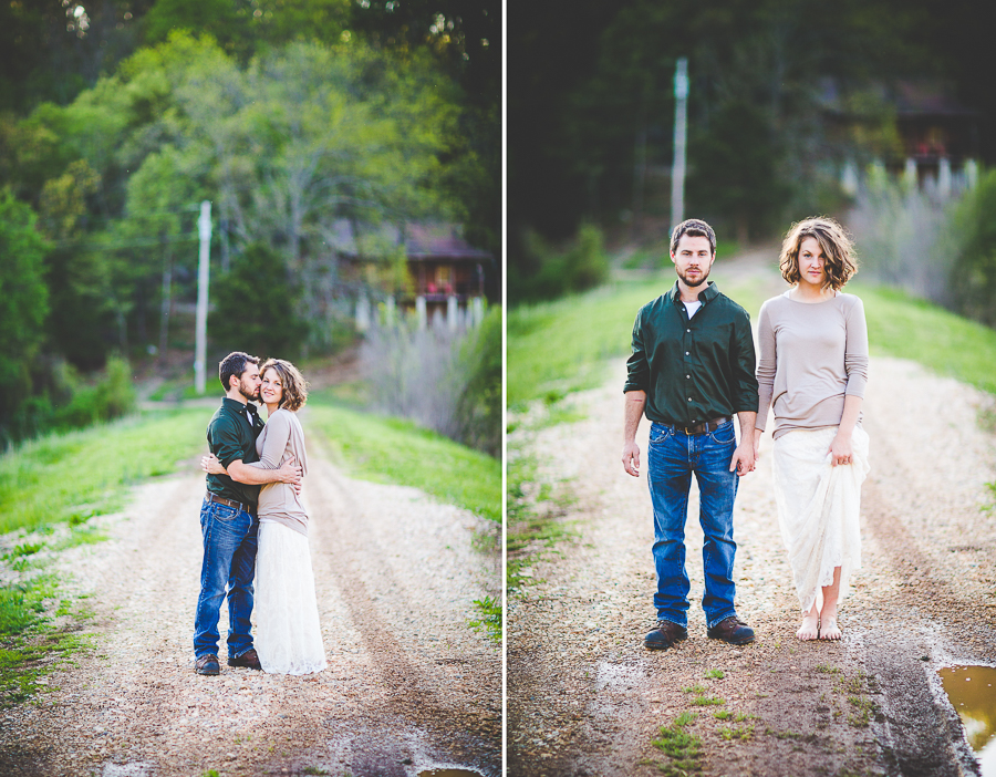 NWA Wedding Photographer - Lake and Forest Engagment Photographs - Julie & Levi -24