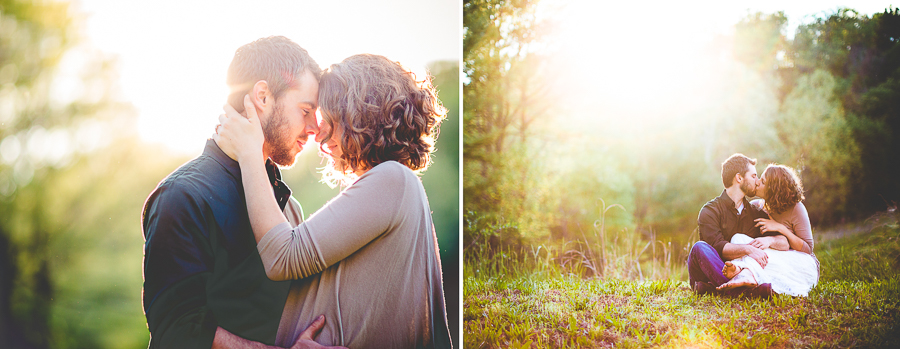NWA Wedding Photographer - Lake and Forest Engagment Photographs - Julie & Levi -25