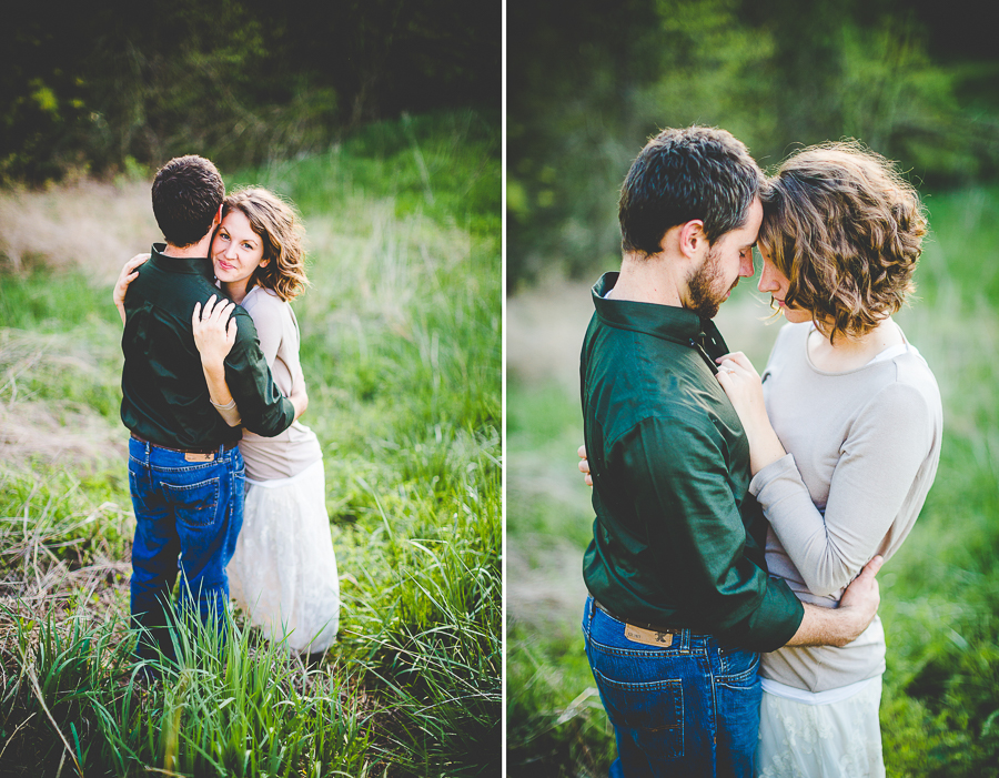 NWA Wedding Photographer - Lake and Forest Engagment Photographs - Julie & Levi -26