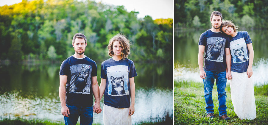 NWA Wedding Photographer - Lake and Forest Engagment Photographs - Julie & Levi -27