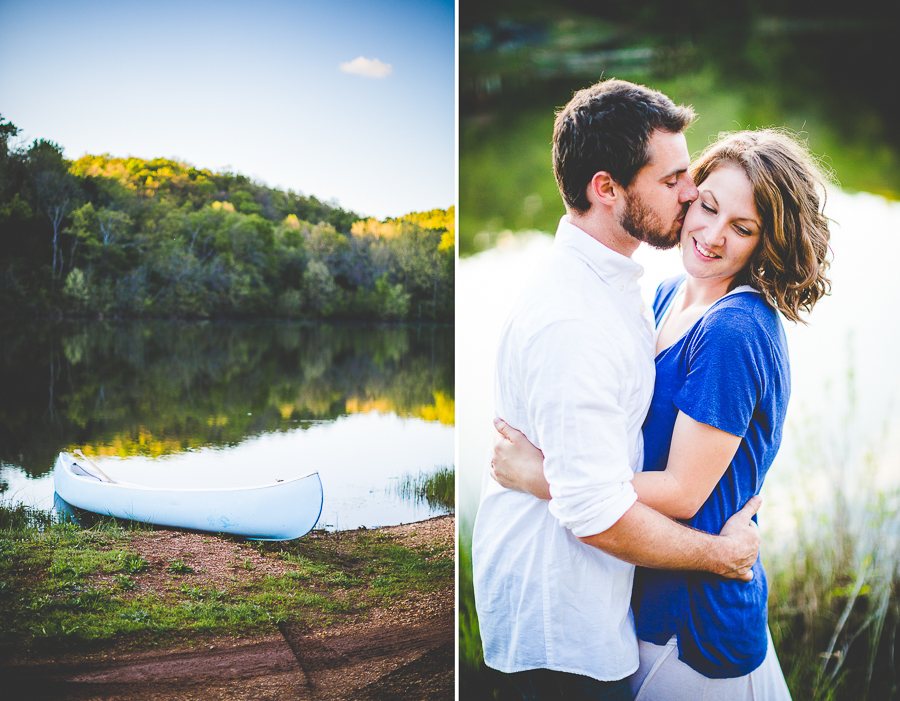 NWA Wedding Photographer - Lake and Forest Engagment Photographs - Julie & Levi -28