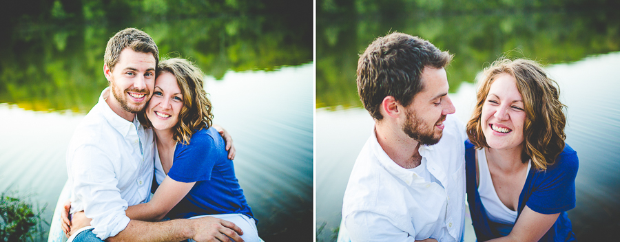 NWA Wedding Photographer - Lake and Forest Engagment Photographs - Julie & Levi -29