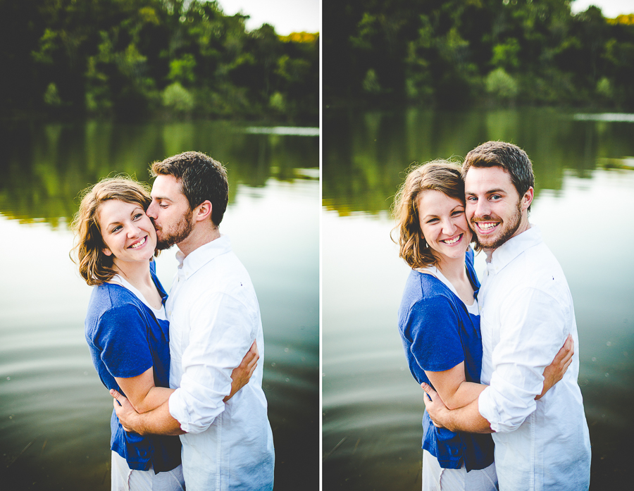 NWA Wedding Photographer - Lake and Forest Engagment Photographs - Julie & Levi -31