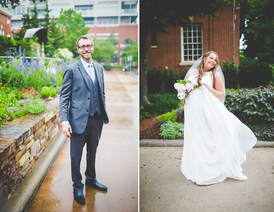 Elopement on Fayetteville Square - NWA Wedding Photogrpaher - lissachandler.com-29 Rainy Elopement in Fayetteville, lissachandler.com