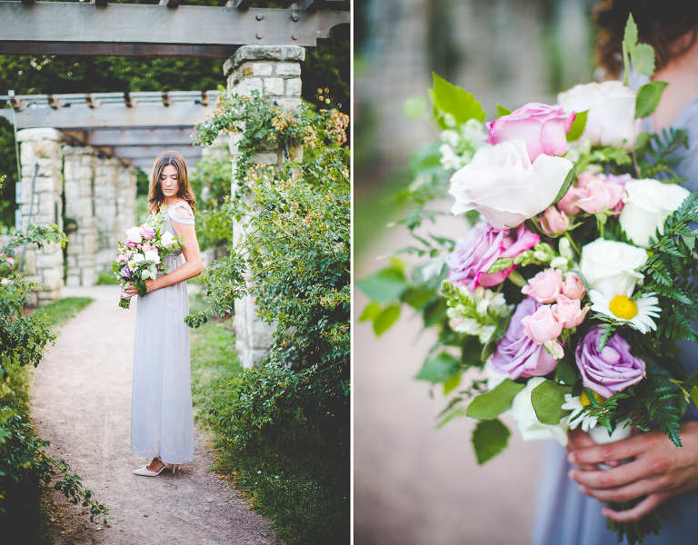 Loose Park Rose Garden Bridal Session