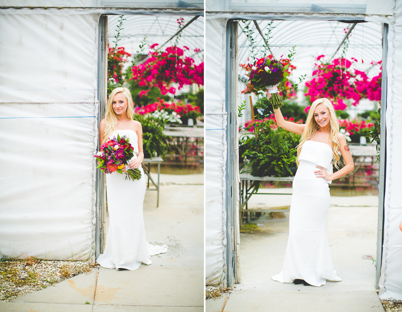 Creative Bridal Session, Bright and Bold Wedding Flowers, lissachandler.com