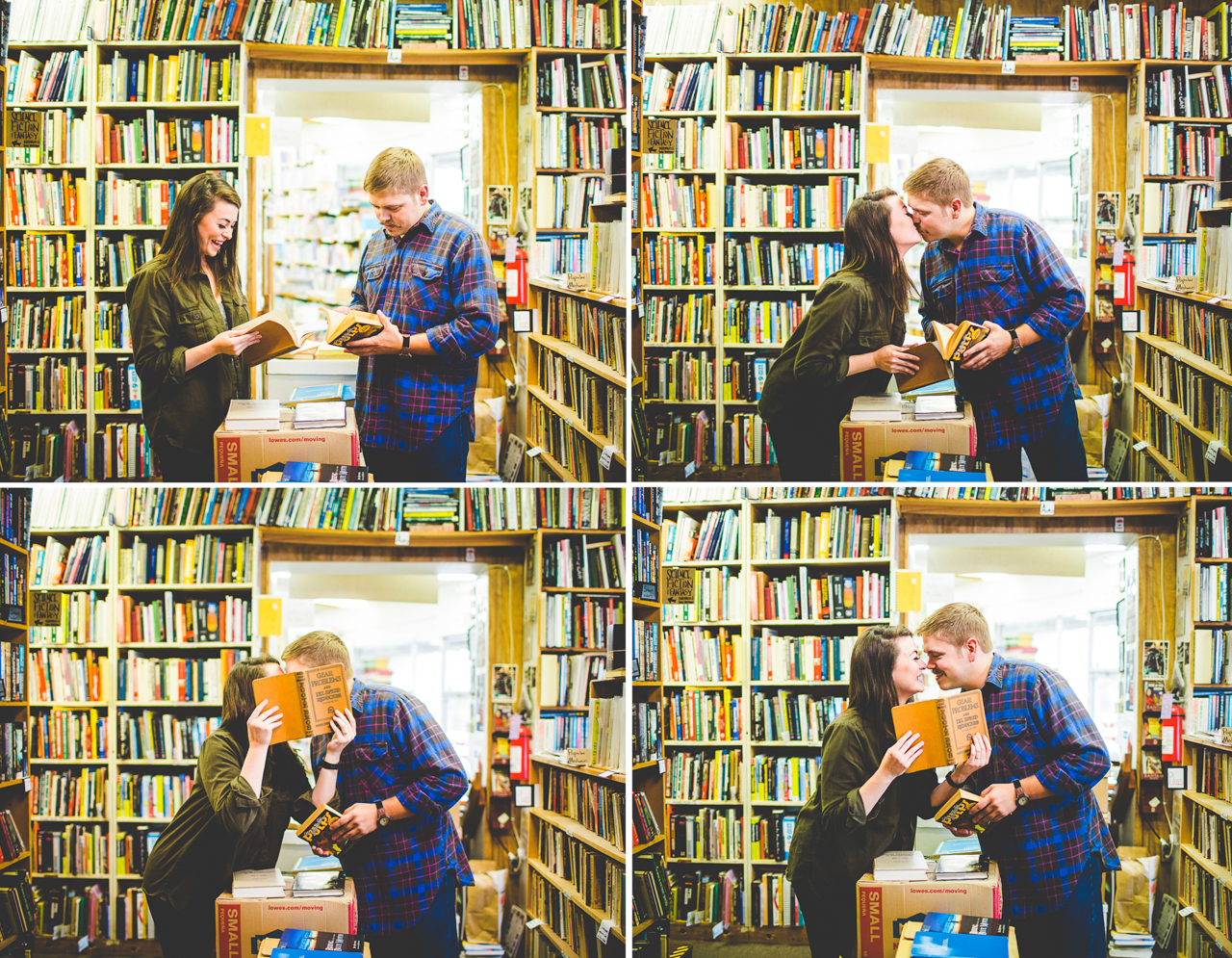 nwa-engagement-photographs-lauren-and-collier-lissachandler-com-27 Engagement Session with Books, Bookstore Engagements, Dickson Street Bookshop