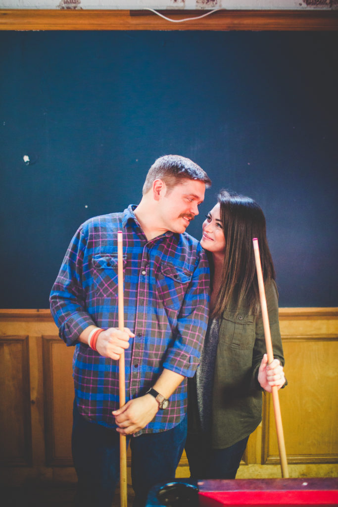 Engagement Session in Bookstore, Dickson Street Bookshop, lissachandler.com