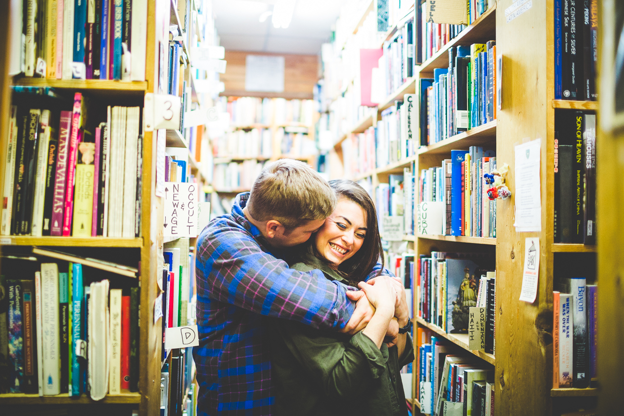 nwa-engagement-photographs-lauren-and-collier-lissachandler-com-9 Engagement Session with Books, Bookstore Engagements, Dickson Street Bookshop