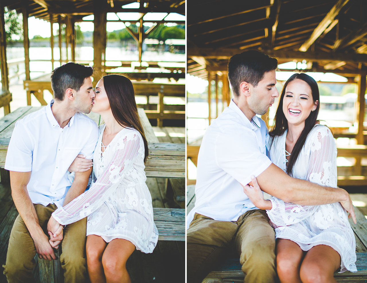 Happy Engagement Photographs in the Fall, lissachandler.com