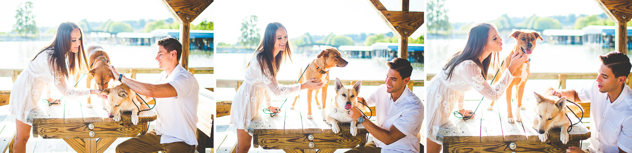 Happy Engagement Photographs in the Fall, lissachandler.com