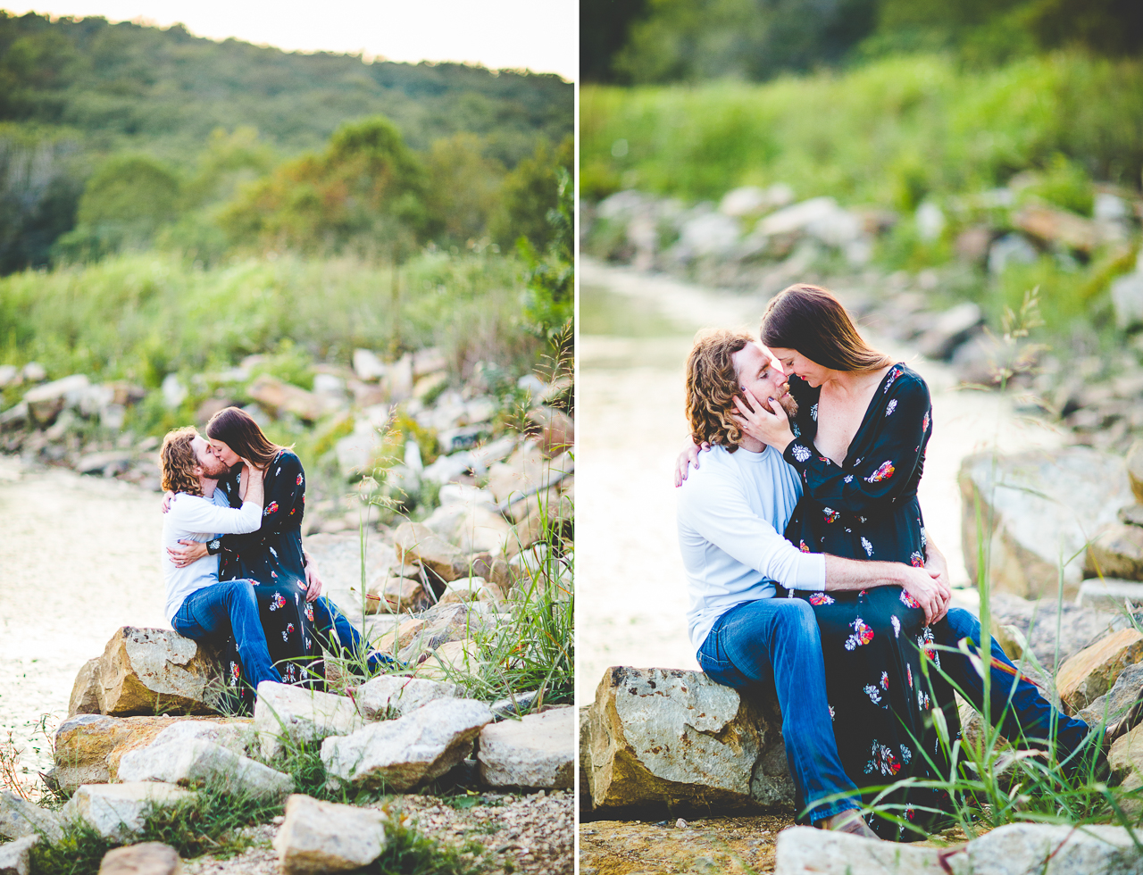 Outdoor engagement Session in Fayetteville Arkansas, lissachandler.com