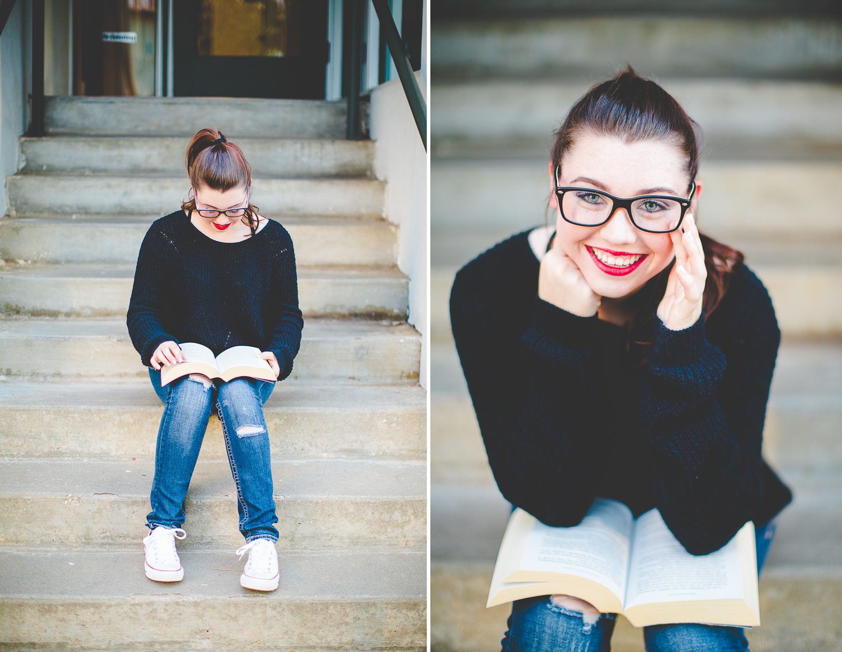hannah-senior-photographs-in-nwa-fayetteville-senior-portrait-artist-lissachandler-com-27 Senior Photographs in a Record Store, lissachandler.com
