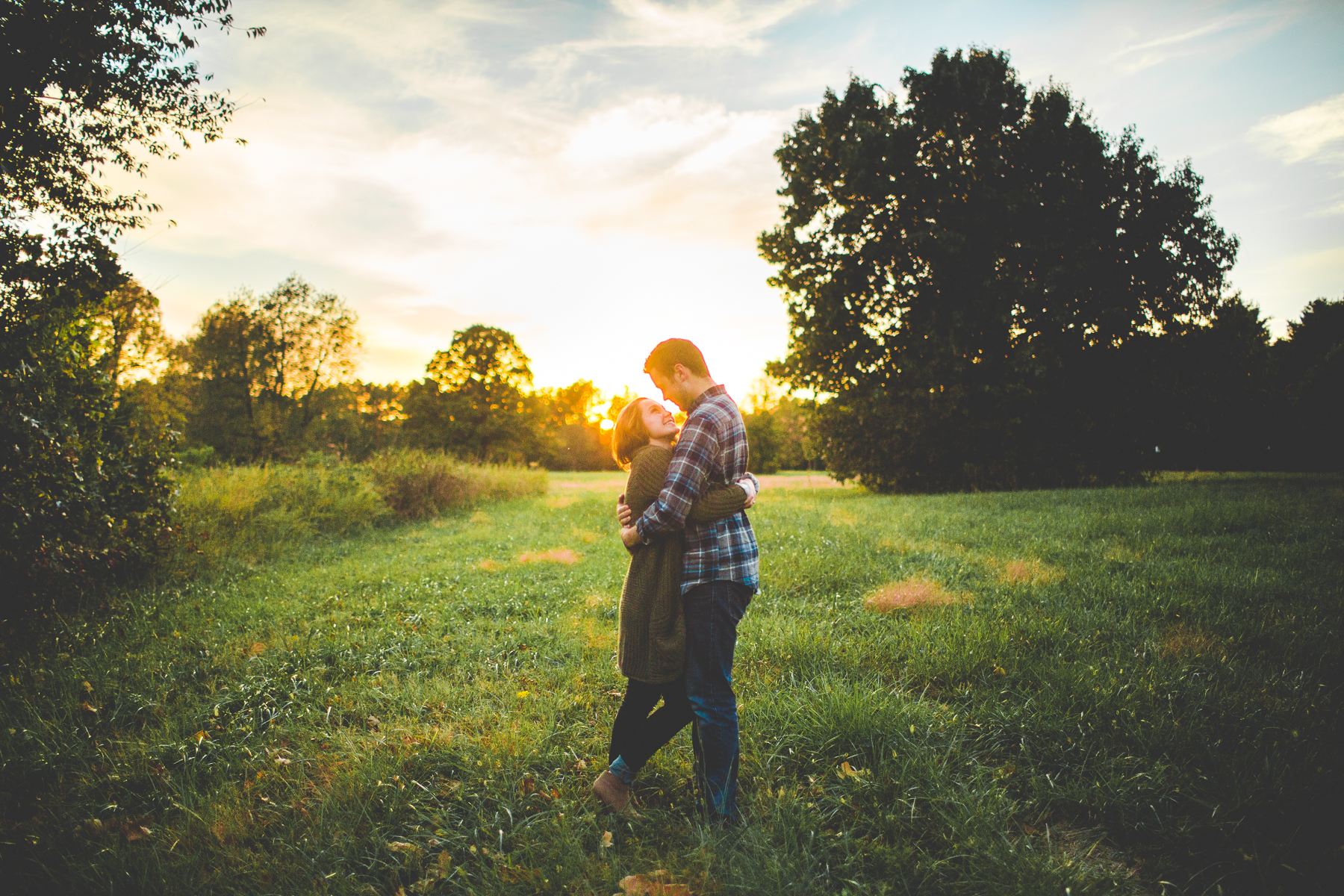 Magic Engagement Photographs in NWA by Fayetteville Wedding Photographer Lissa Chandler