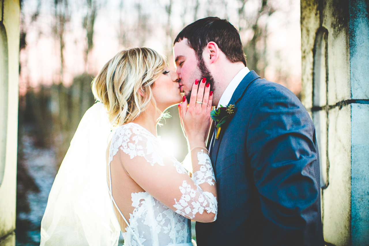 Jennifer and Taylor Sneak Peek - Sassafras Springs December Wedding, lissachandler.com-4 Snowy Wedding at Sassafras Springs in Springdale, lissachandler.com