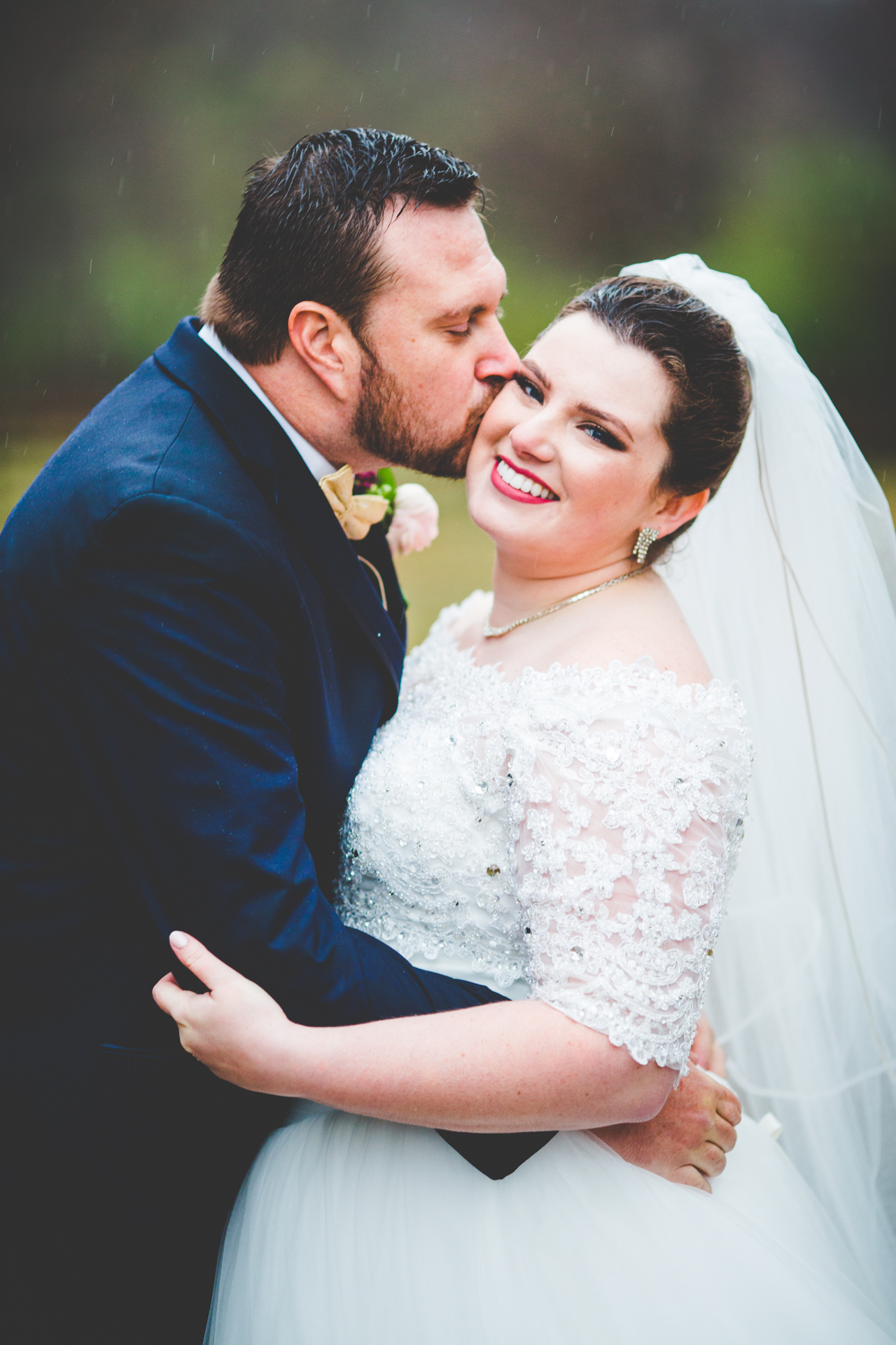 Rainy Winter Wedding at St. Catherine's at Bell Gable