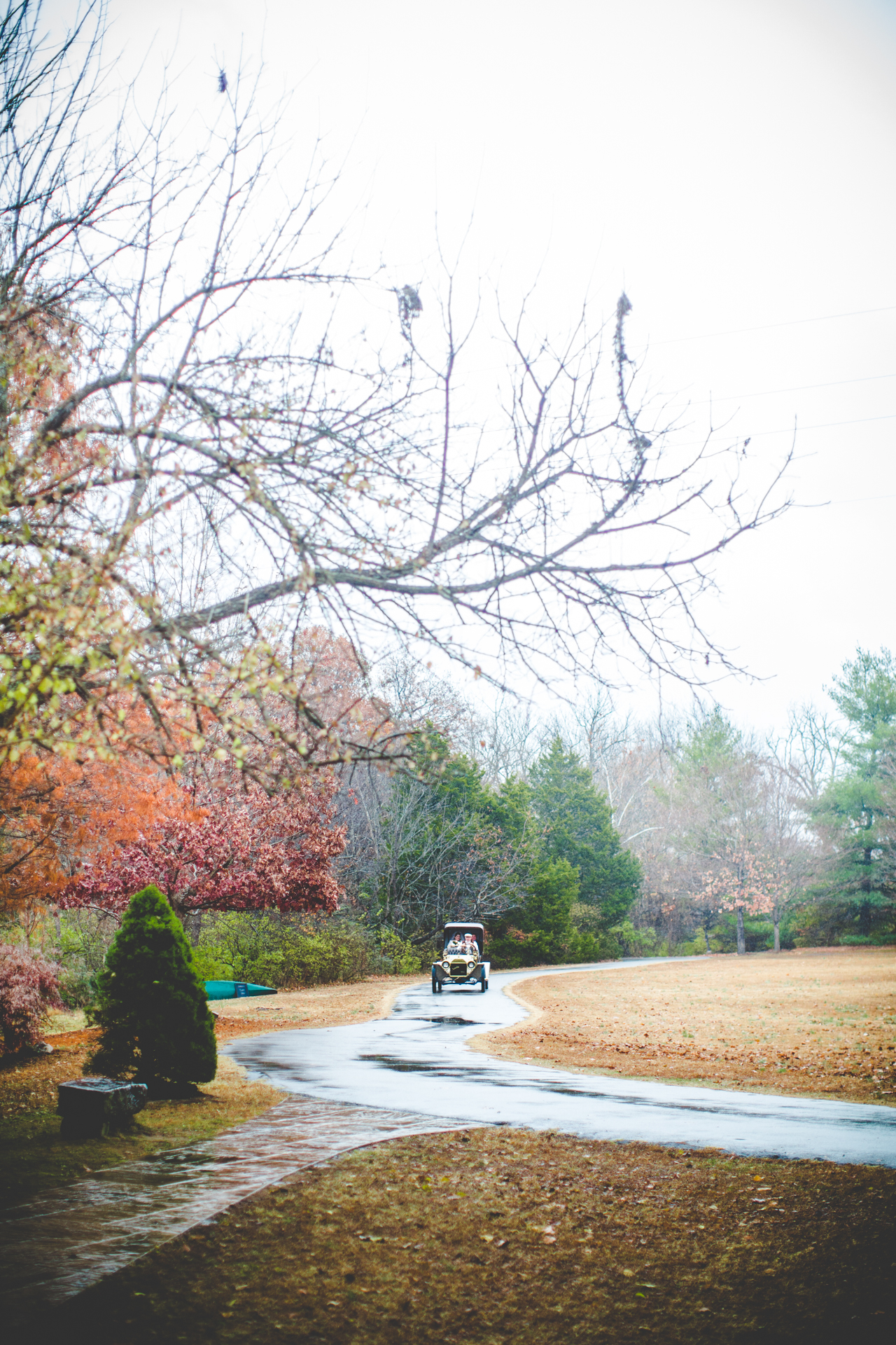 Rainy Winter Wedding at St. Catherine's at Bell Gable