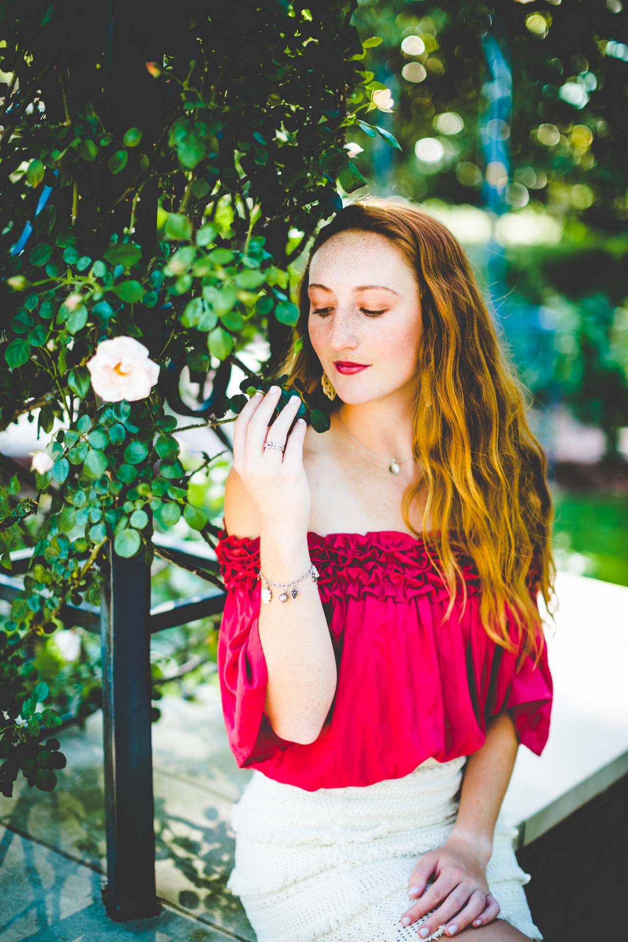 Senior Photographs at the Dallas Arboretum and Botanical Gardens, Lissa Chandler