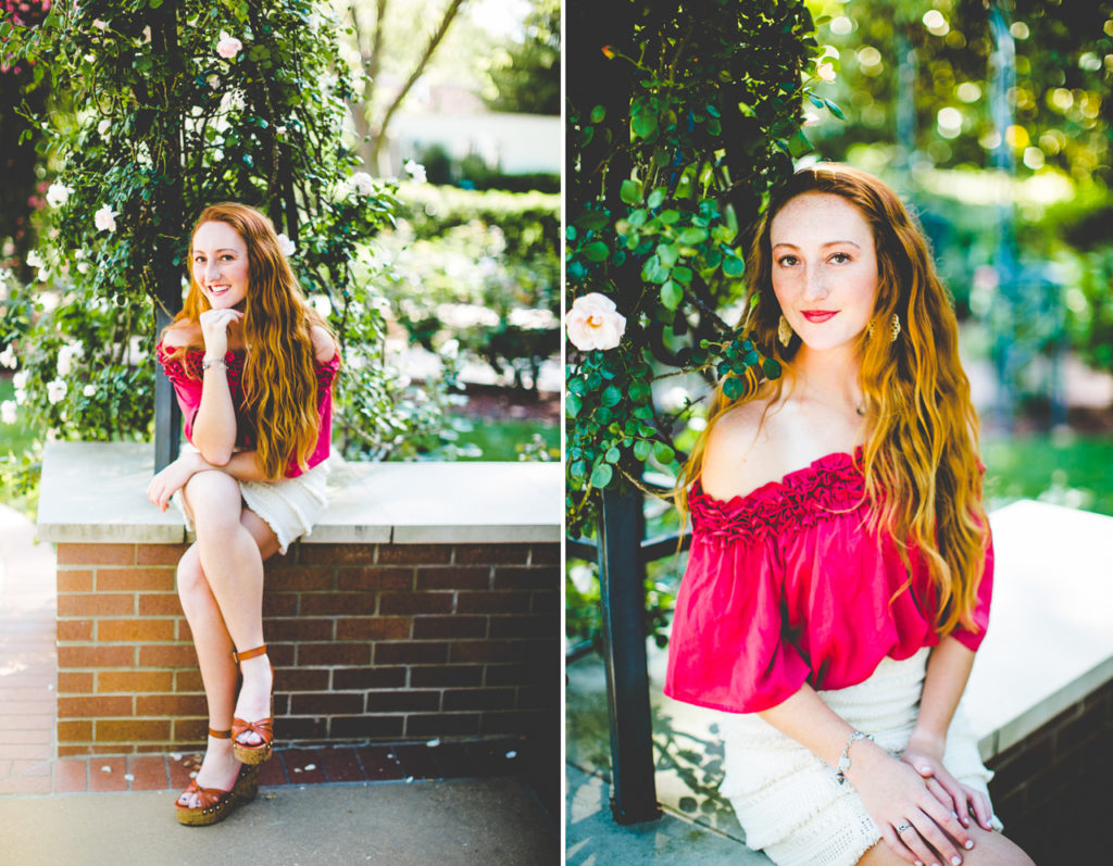 Senior Photographs at the Dallas Arboretum and Botanical Gardens, Lissa Chandler
