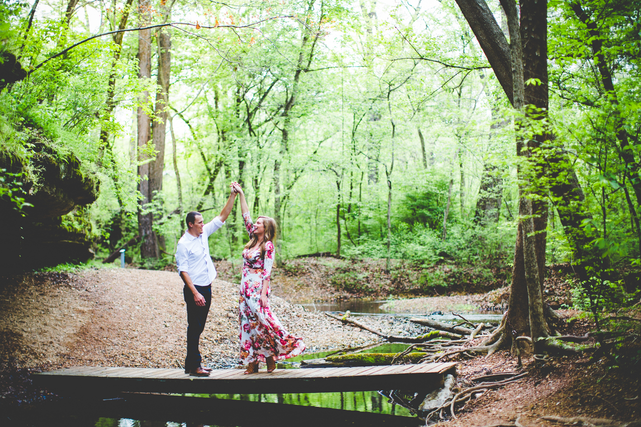 NWA Wedding Photographer in Fayetteville, Spring Engagement Photographs by Lissa Chandler