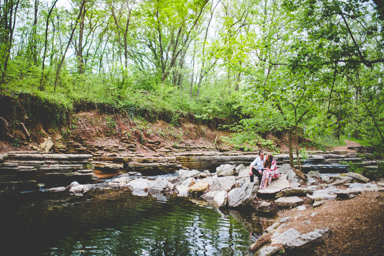NWA Wedding Photographer in Fayetteville, Spring Engagement Photographs by Lissa Chandler