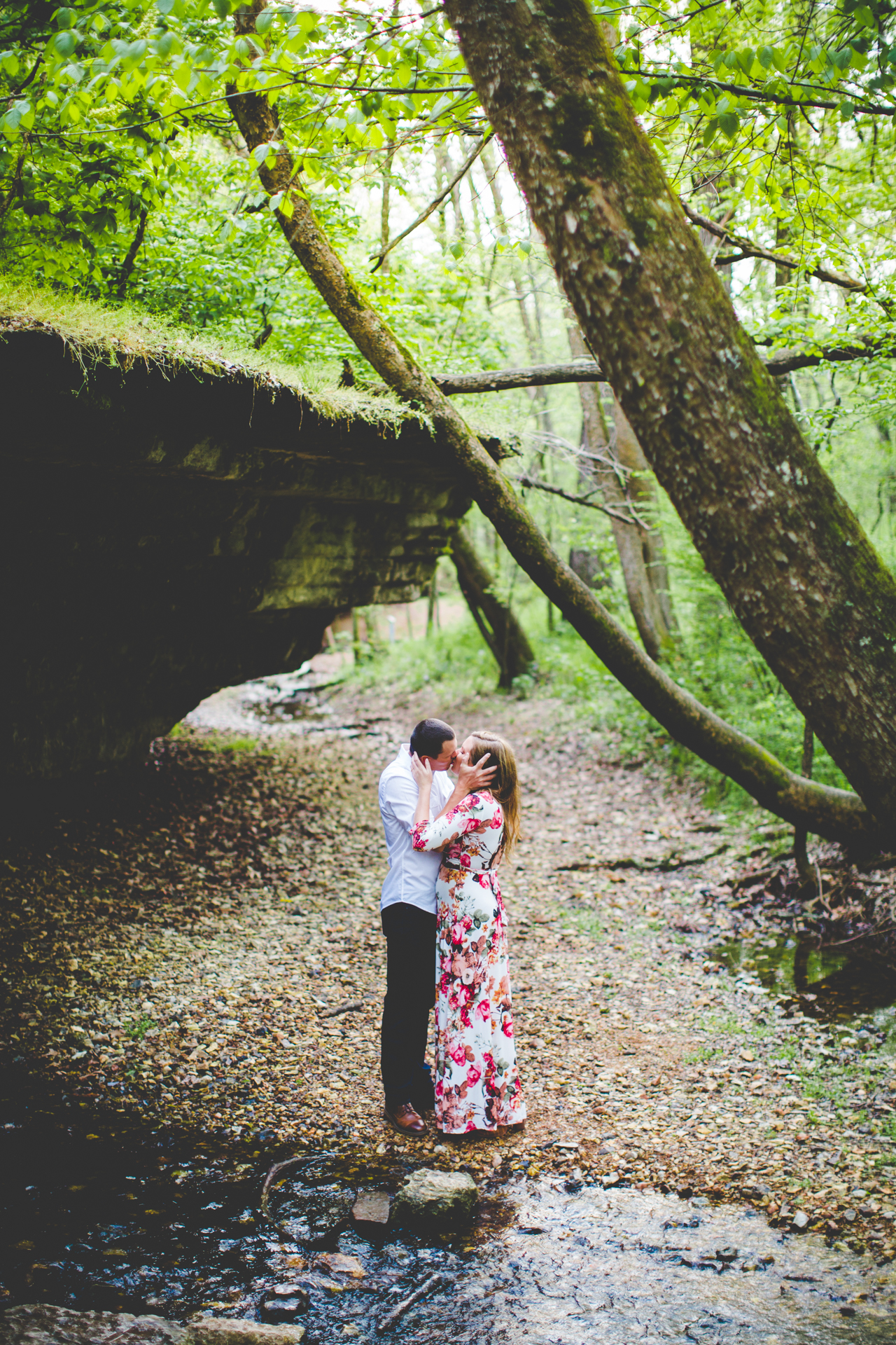 NWA Wedding Photographer in Fayetteville, Spring Engagement Photographs by Lissa Chandler