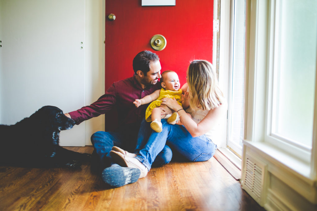 colorful family photographs in fayetteville