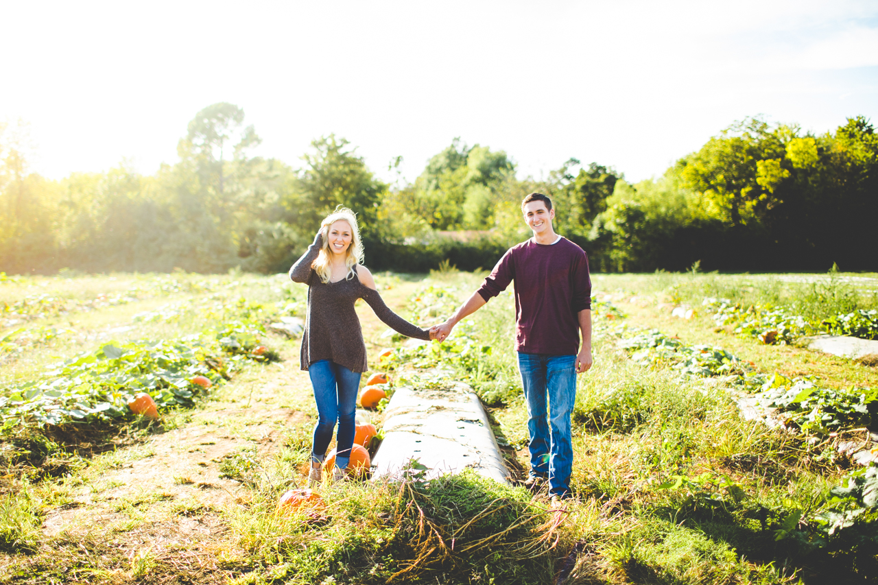 Pumpkin Patch Engagement Session, NWA Wedding Photographer