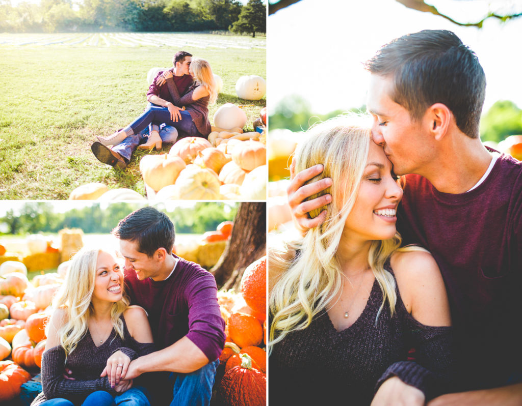 Romantic Engagement Photographs in Fayetteville, Arkansas Wedding Photographer