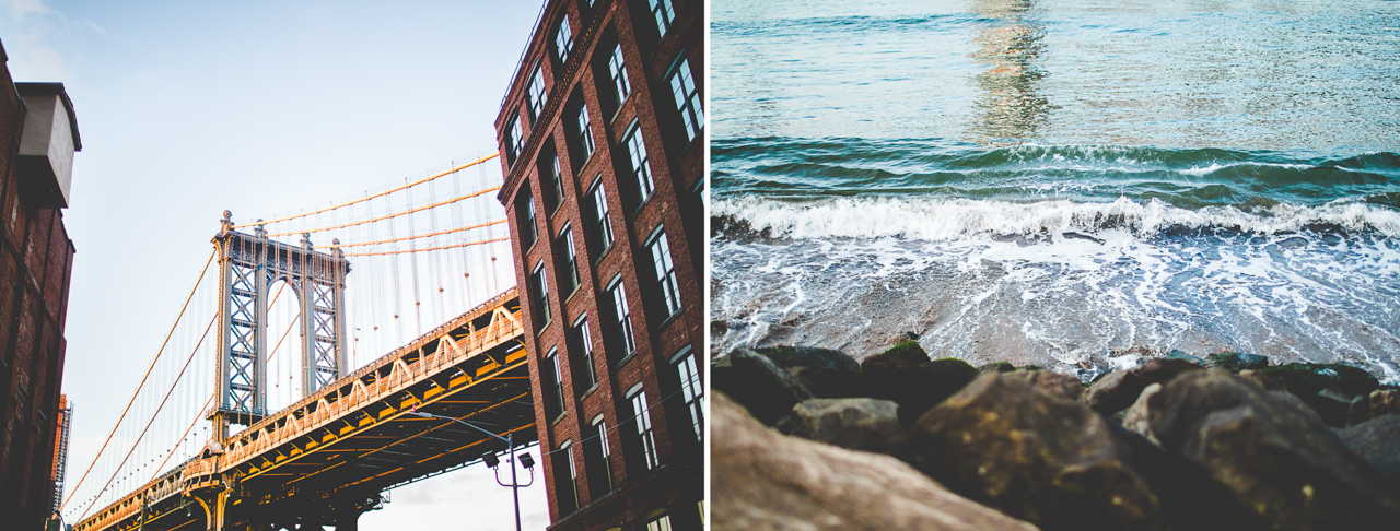 DUMBO Engagement Session under Brooklyn Bridge, NYC Wedding Photographer