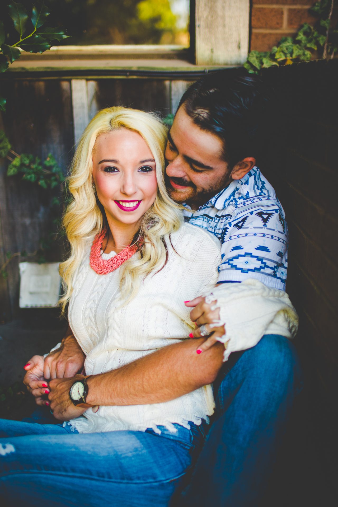 Fall Engagement Photographs on Dickson Street | Arkansas Wedding Photographer Lissa Chandler
