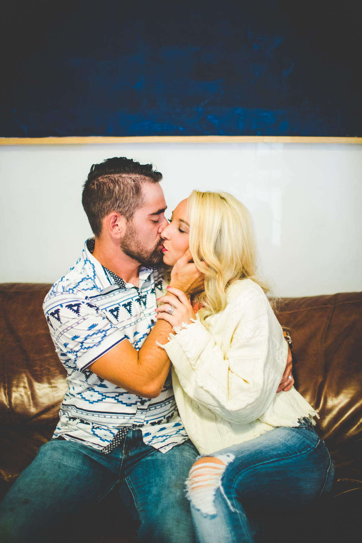 Engagement Session at Coffee Shop