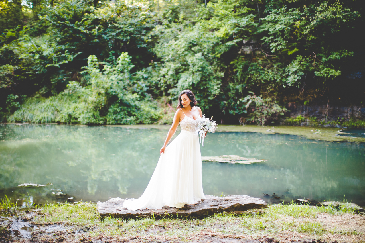 Outdoor Arkansas Wedding in August, Stella Springs Wedding Venue, Austin and Tayla | lissachandler.com-11