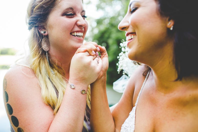 fun bridesmaid portraits in southern missouri