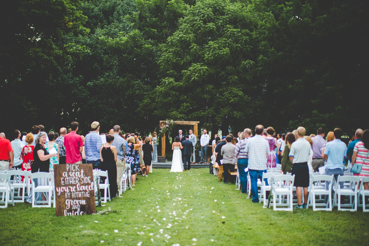 Outdoor Arkansas Wedding in August, Stella Springs Wedding Venue, Austin and Tayla | lissachandler.com-46