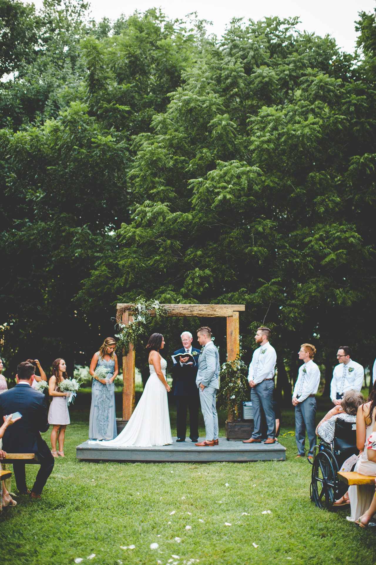 Outdoor Arkansas Wedding in August, Stella Springs Wedding Venue, Austin and Tayla | lissachandler.com-65