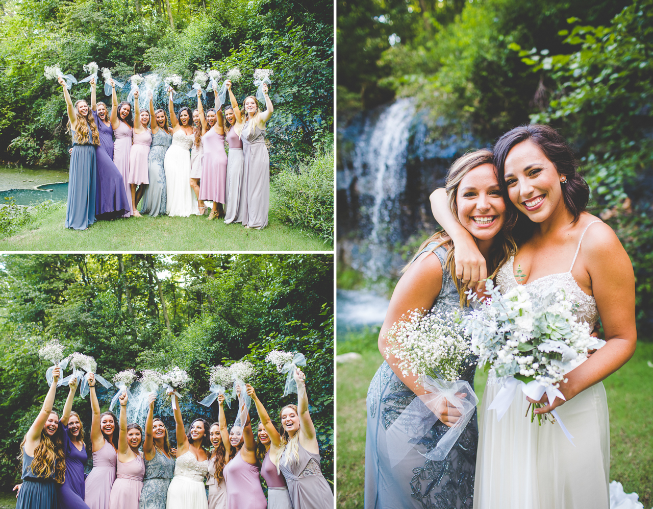 Outdoor Arkansas Wedding in August, Stella Springs Wedding Venue, Austin and Tayla | lissachandler.com-86
