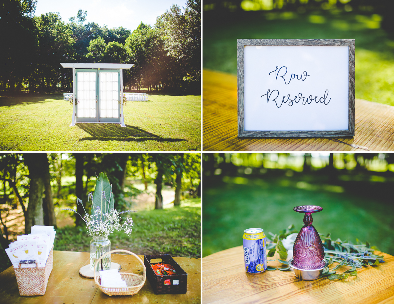 Outdoor Arkansas Wedding in August, Stella Springs Wedding Venue, Austin and Tayla | lissachandler.com-92